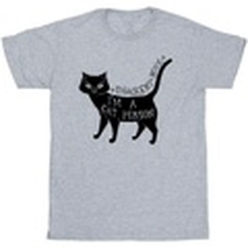Camiseta manga larga Hocus Pocus A Cat Person para hombre - Disney - Modalova