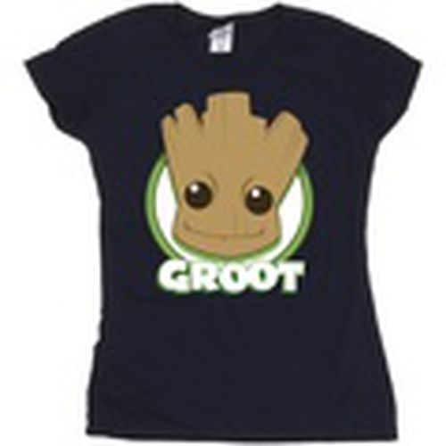Camiseta manga larga Groot Badge para mujer - Guardians Of The Galaxy - Modalova