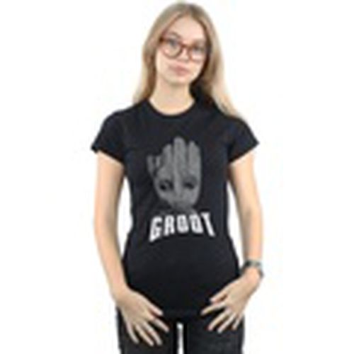 Camiseta manga larga Guardians Of The Galaxy Groot Face para mujer - Marvel - Modalova