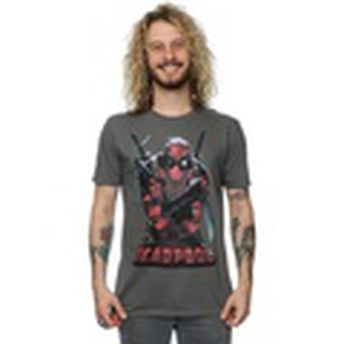 Camiseta manga larga Deadpool Ready For Action para hombre - Marvel - Modalova