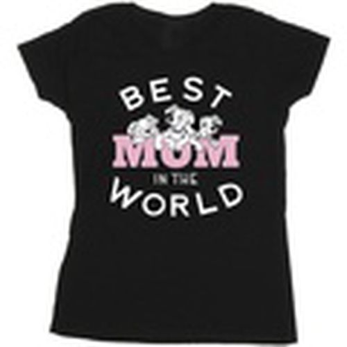 Camiseta manga larga 101 Dalmatians Best Mum In The World para mujer - Disney - Modalova