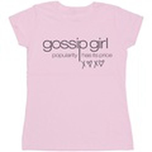 Camiseta manga larga Popularity Has It's Price para mujer - Gossip Girl - Modalova