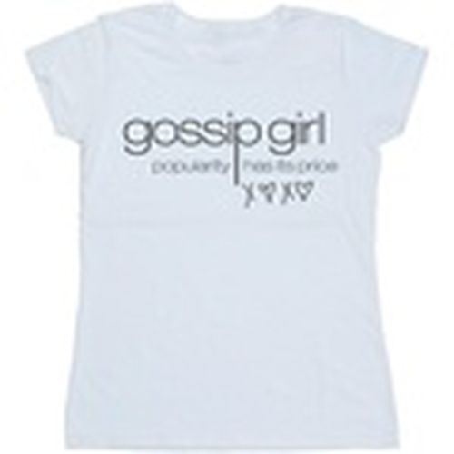 Camiseta manga larga Popularity Has It's Price para mujer - Gossip Girl - Modalova