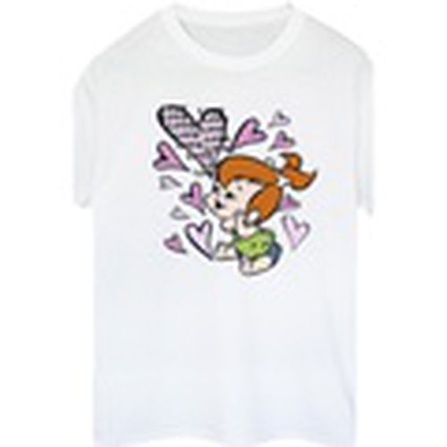 Camiseta manga larga Love Love Love para mujer - The Flintstones - Modalova