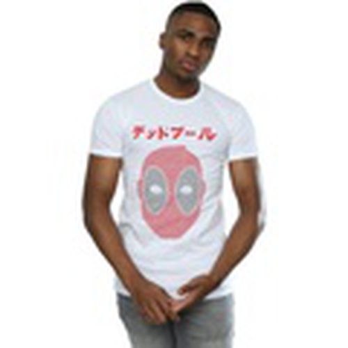 Camiseta manga larga Deadpool Japanese Seigaiha Head para hombre - Marvel - Modalova