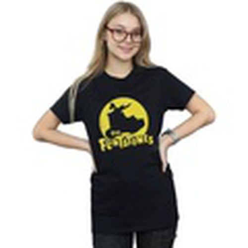 Camiseta manga larga Car Silhouette para mujer - The Flintstones - Modalova