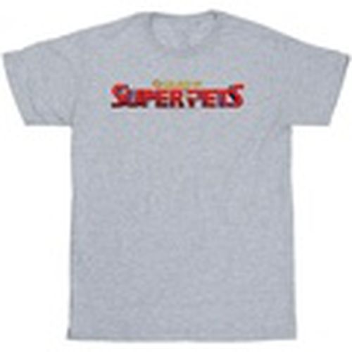 Camiseta manga larga DC League Of Super-Pets Movie Logo para hombre - Dc Comics - Modalova