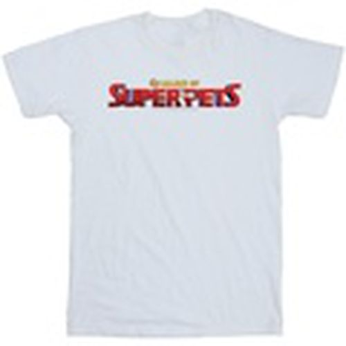 Camiseta manga larga DC League Of Super-Pets Movie Logo para hombre - Dc Comics - Modalova