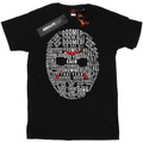 Camiseta manga larga Jason Text Mask para mujer - Friday 13Th - Modalova