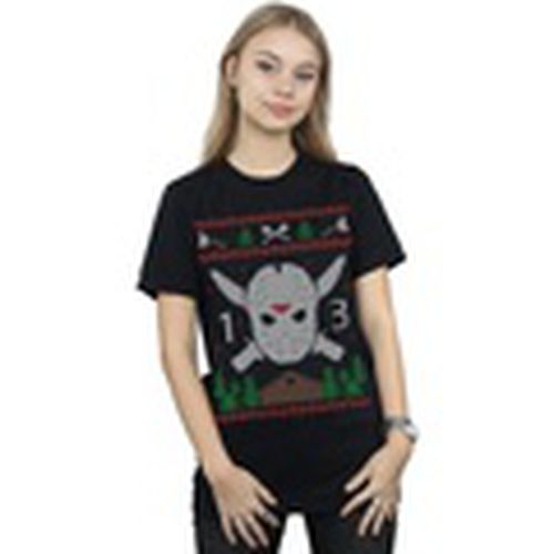Camiseta manga larga Christmas Fair Isle para mujer - Friday 13Th - Modalova