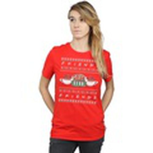 Camiseta manga larga Fair Isle Central Perk para mujer - Friends - Modalova