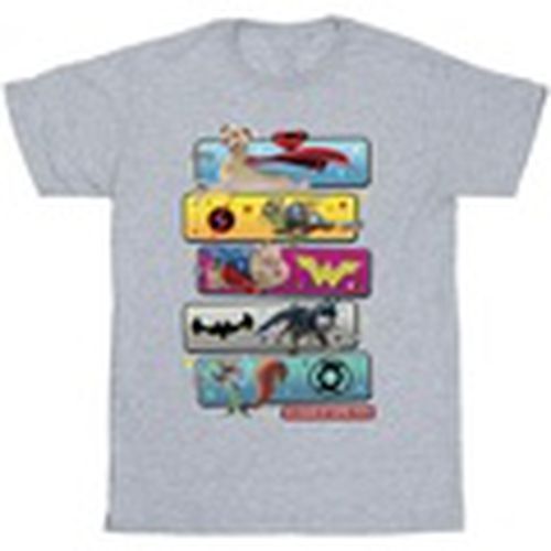 Camiseta manga larga DC League Of Super-Pets Character Pose para hombre - Dc Comics - Modalova