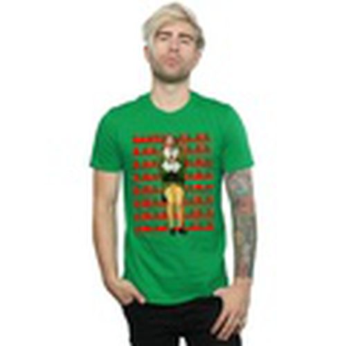Camiseta manga larga Buddy Santa Scream para hombre - Elf - Modalova