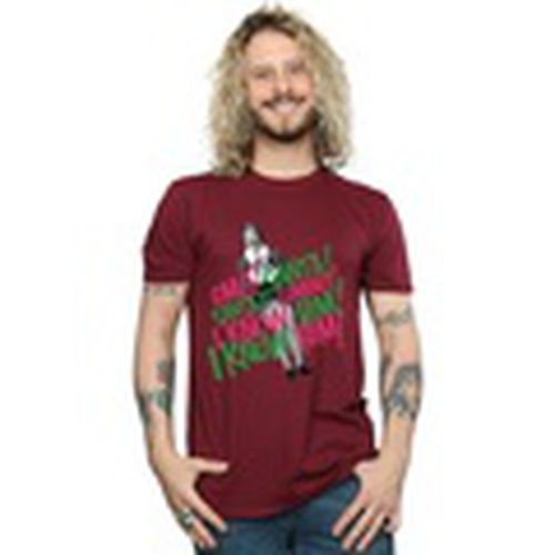 Camiseta manga larga Santa's Coming para hombre - Elf - Modalova