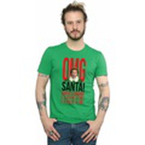 Camiseta manga larga OMG Santa I Know Him para hombre - Elf - Modalova