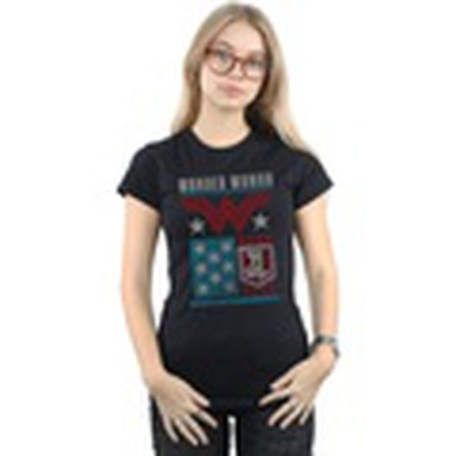 Camiseta manga larga Justice League para mujer - Dc Comics - Modalova