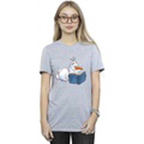Camiseta manga larga Frozen Olaf Reading para mujer - Disney - Modalova