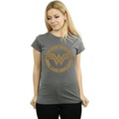 Camiseta manga larga Wonder Woman Shield para mujer - Dc Comics - Modalova