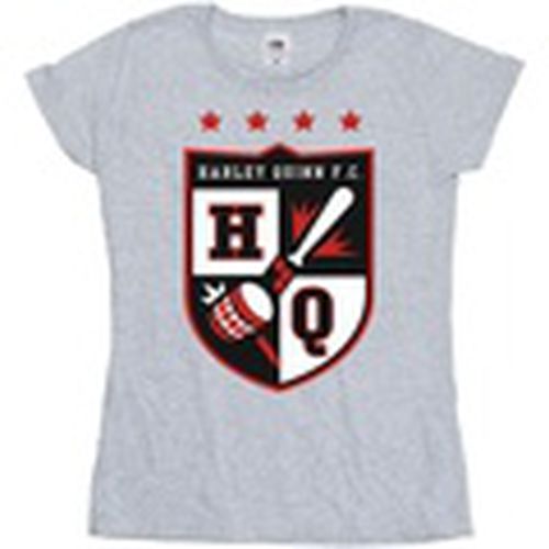 Camiseta manga larga Harley Quinn FC Pocket para mujer - Justice League - Modalova