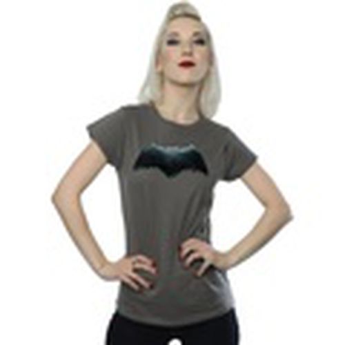 Camiseta manga larga Justice League Movie Batman Emblem para mujer - Dc Comics - Modalova