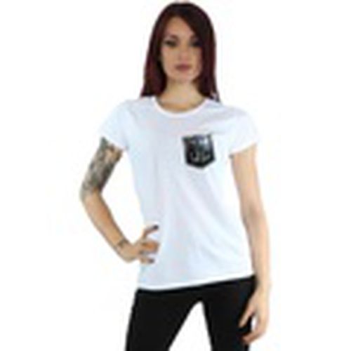 Camiseta manga larga Justice League para mujer - Dc Comics - Modalova