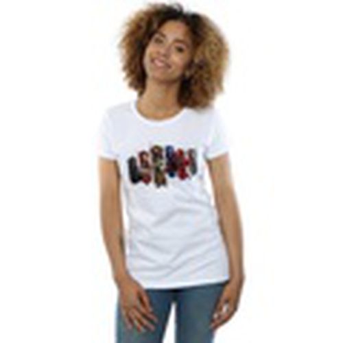 Camiseta manga larga Justice League para mujer - Dc Comics - Modalova