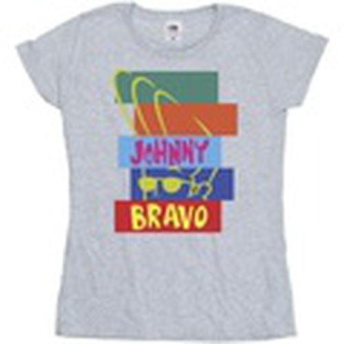 Camiseta manga larga Rectangle Pop Art para mujer - Johnny Bravo - Modalova