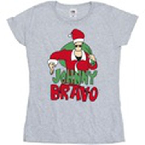 Camiseta manga larga Johnny Christmas para mujer - Johnny Bravo - Modalova