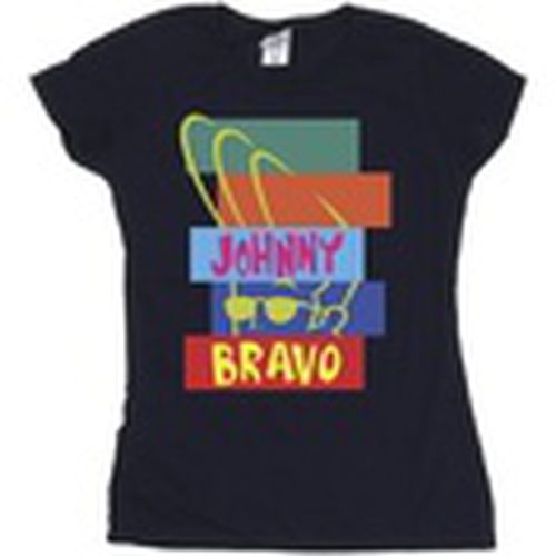 Camiseta manga larga Rectangle Pop Art para mujer - Johnny Bravo - Modalova