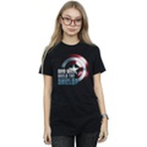 Camiseta manga larga Wield The Shield para mujer - Marvel - Modalova