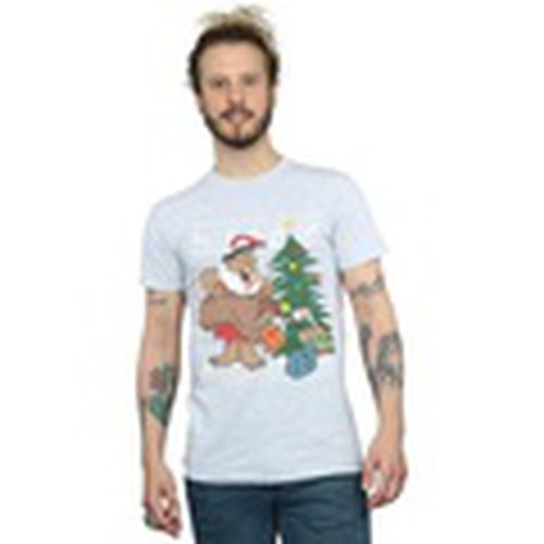 Camiseta manga larga Christmas Fair Isle para hombre - The Flintstones - Modalova