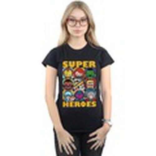 Camiseta manga larga Kawaii Super Heroes para mujer - Marvel - Modalova