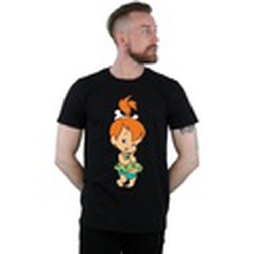 Camiseta manga larga Pebbles Flintstone para hombre - The Flintstones - Modalova