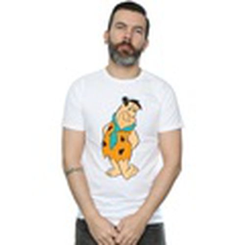 Camiseta manga larga Fred Flintstone Kick para hombre - The Flintstones - Modalova