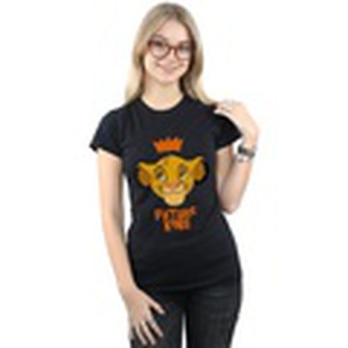 Camiseta manga larga The Lion King Simba Future King para mujer - Disney - Modalova