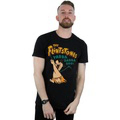 Camiseta manga larga Yabba Dabba Doo para hombre - The Flintstones - Modalova