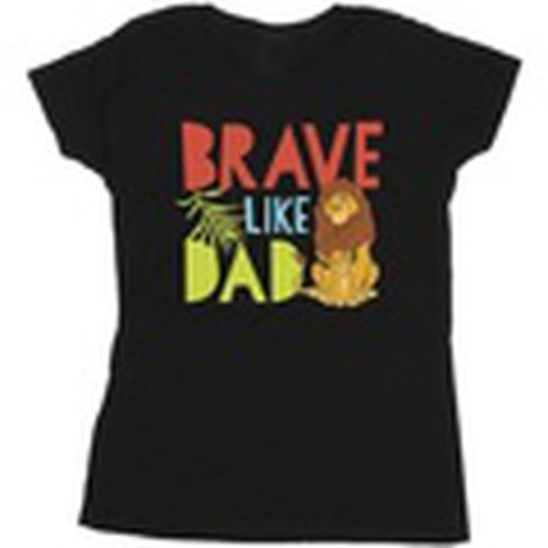 Camiseta manga larga The Lion King Brave Like Dad para mujer - Disney - Modalova