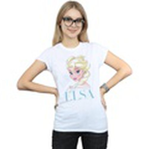 Camiseta manga larga Frozen Elsa Snowflake Portrait para mujer - Disney - Modalova