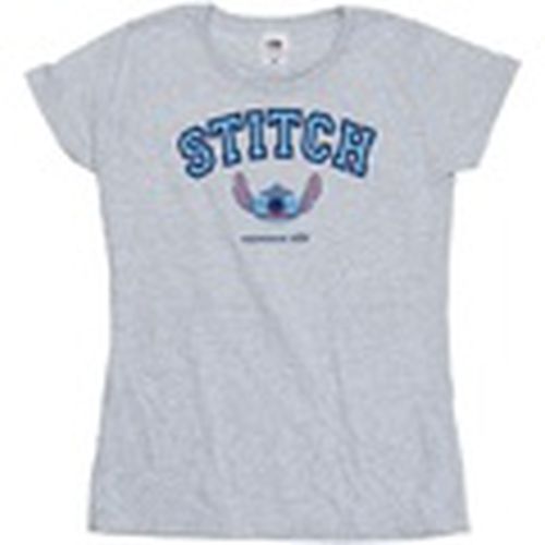 Camiseta manga larga Lilo And Stitch Collegial para mujer - Disney - Modalova