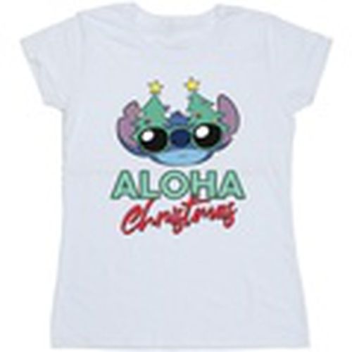 Camiseta manga larga Lilo And Stitch Christmas Tree Shades para mujer - Disney - Modalova
