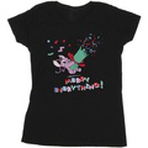 Camiseta manga larga Lilo And Stitch Angel Merry Everything para mujer - Disney - Modalova
