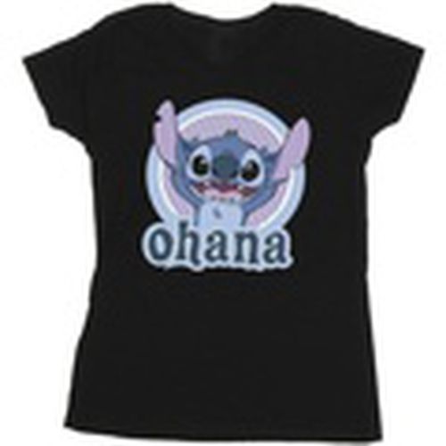 Camiseta manga larga Lilo And Stitch Ohana Circle para mujer - Disney - Modalova