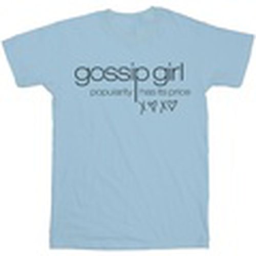 Camiseta manga larga Popularity Has It's Price para mujer - Gossip Girl - Modalova