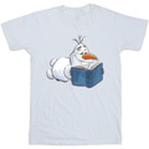 Camiseta manga larga Frozen Olaf Reading para hombre - Disney - Modalova