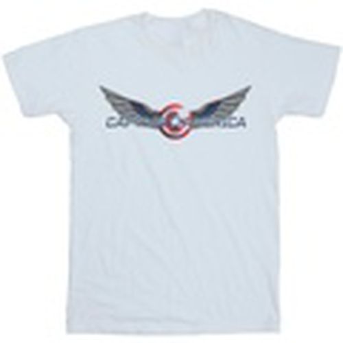 Camiseta manga larga Falcon And The Winter Soldier Captain America Logo para hombre - Marvel - Modalova