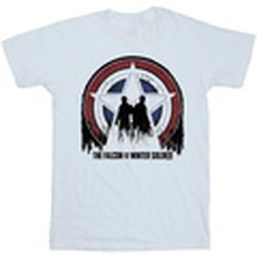 Camiseta manga larga The Falcon And The Winter Soldier Star Silhouettes para hombre - Marvel - Modalova