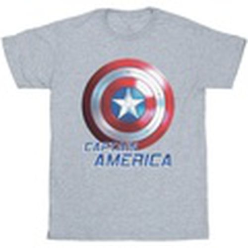Camiseta manga larga The Falcon And The Winter Soldier Captain America Shield para hombre - Marvel - Modalova