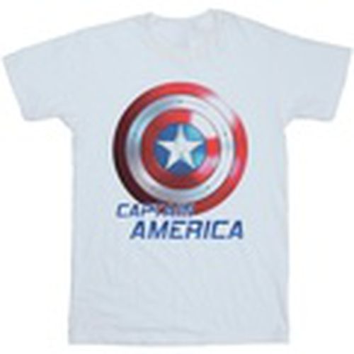 Camiseta manga larga The Falcon And The Winter Soldier Captain America Shield para hombre - Marvel - Modalova