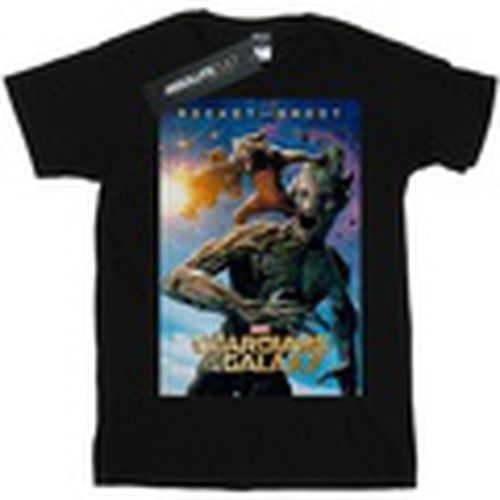 Camiseta manga larga Guardians Of The Galaxy Rocket And Groot Poster para hombre - Marvel - Modalova