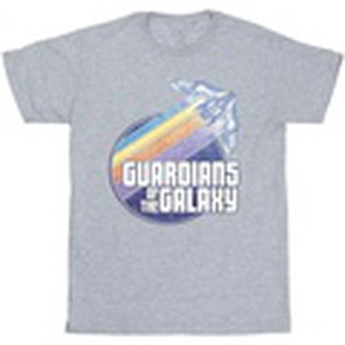 Camiseta manga larga Badge Rocket para hombre - Guardians Of The Galaxy - Modalova